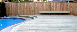 Wood Pool Deck